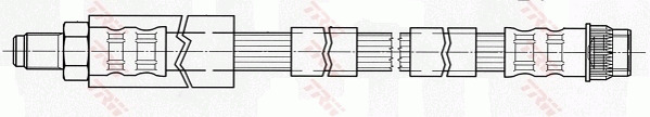 Przewód hamulcowy elastyczny PHB431 TRW