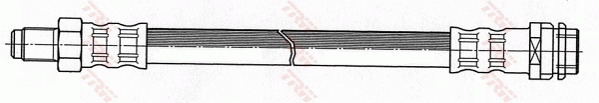 Przewód hamulcowy elastyczny PHB447 TRW