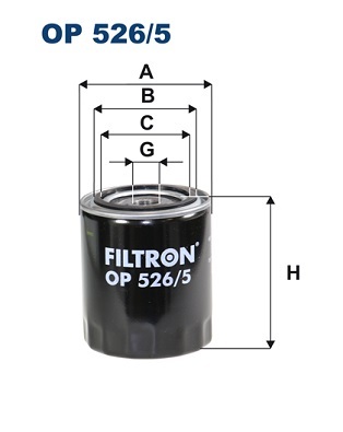 Filtr oleju OP 526/5 FILTRON WIX