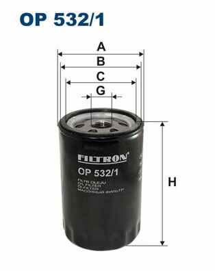 Filtr oleju OP 532/1 FILTRON WIX