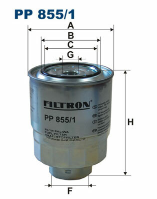 Filtr paliwa PP 855/1 FILTRON WIX