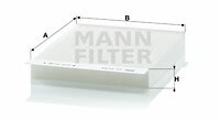 Filtr kabinowy przeciwpyłkowy CU 2143 MANN-FILTER MANN+HUMMEL GMBH