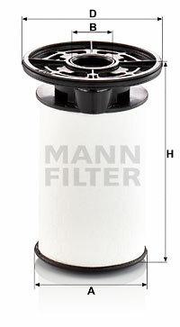 Filtr paliwa PU 7014 z MANN-FILTER MANN+HUMMEL GMBH
