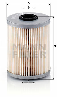 Filtr paliwa P 733/1 x MANN-FILTER MANN+HUMMEL GMBH