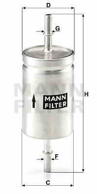 Filtr paliwa WK 512 MANN-FILTER MANN+HUMMEL GMBH