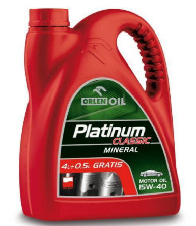 olej 15w40 Platinium Clasic 4,5 L