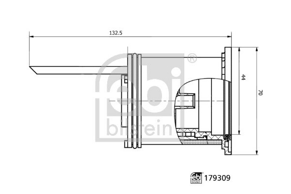 Filtr paliwa  do Audi, 179309, FEBI BILSTEIN w ofercie sklepu e-autoparts.pl 