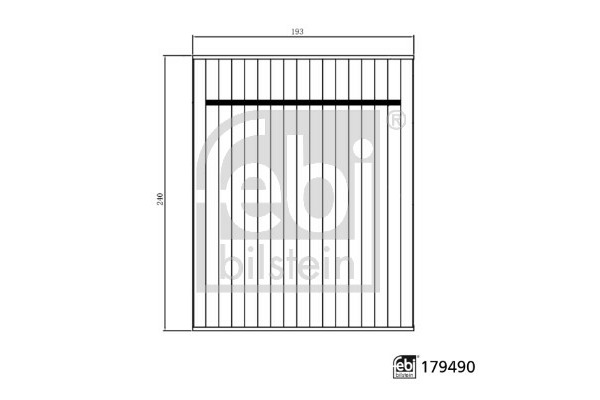 Filtr kabiny z węglem aktywnym  do Mercedesa, 179490, FEBI BILSTEIN w ofercie sklepu e-autoparts.pl 