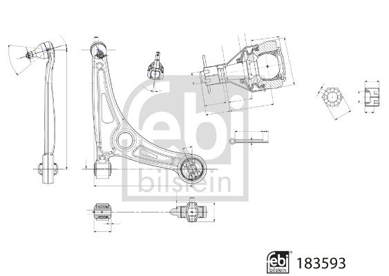 WAHACZ KIA P. NIRO 1,6 HYBRID 16- PR do Hyundia, 183593, FEBI BILSTEIN w ofercie sklepu e-autoparts.pl 