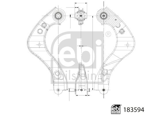 WAHACZ TOYOTA T. C-HR 1,2-2,0 16- PR do Toyoty, 183594, FEBI BILSTEIN w ofercie sklepu e-autoparts.pl 