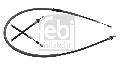 Cięgło, hamulec postojowy do Renault, 49620, FEBI BILSTEIN w ofercie sklepu e-autoparts.pl 