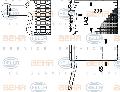 Parownik, klimatyzacja do Mercedesa, 8FV 351 211-751, BEHR HELLA SERVICE w ofercie sklepu e-autoparts.pl 