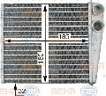 Wymiennik ciepła, ogrzewanie wnętrza do VW, 8FH 351 315-781, BEHR HELLA SERVICE w ofercie sklepu e-autoparts.pl 