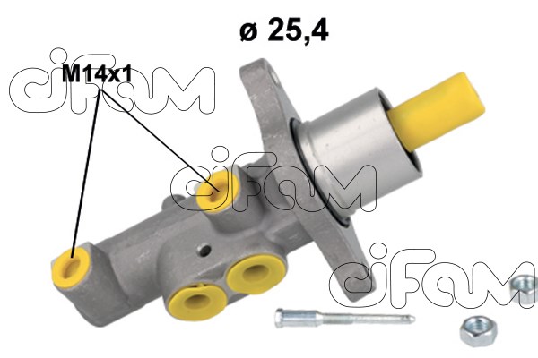 POMPA HAMULC. FORD FOCUS II 08-11 (+ABS) do Forda, 202-1185, METELLI CIFAM w ofercie sklepu e-autoparts.pl 