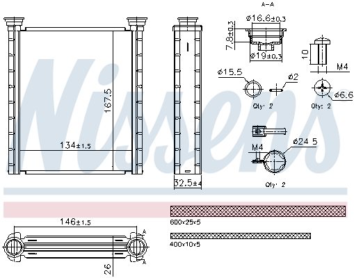 Nagrzewnica do Renault, 707280, NISSENS w ofercie sklepu e-autoparts.pl 