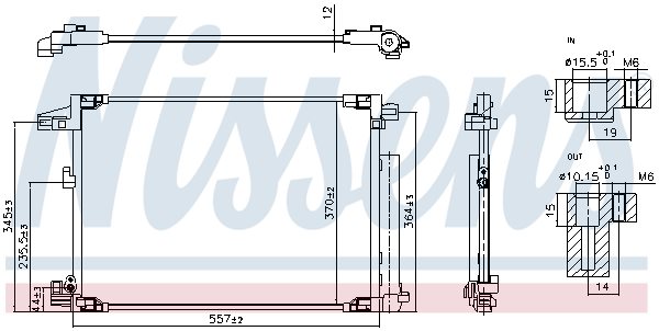 Skraplacz klimatyzacji do Toyoty, 941001, NISSENS w ofercie sklepu e-autoparts.pl 