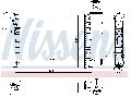 Chłodnica, układ chłodzenia silnika do Citroena, 61358A, NISSENS w ofercie sklepu e-autoparts.pl 