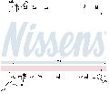 Chłodnica, układ chłodzenia silnika do Ssangyonga, 61668, NISSENS w ofercie sklepu e-autoparts.pl 