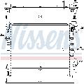 Chłodnica, układ chłodzenia silnika do Chevroleta, 61689, NISSENS w ofercie sklepu e-autoparts.pl 
