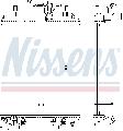 Chłodnica, układ chłodzenia silnika do Daihatsu, 617548, NISSENS w ofercie sklepu e-autoparts.pl 