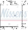 Chłodnica, układ chłodzenia silnika do Daihatsu, 617549, NISSENS w ofercie sklepu e-autoparts.pl 