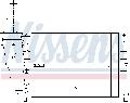Chłodnica, układ chłodzenia silnika do Fiata, 61856, NISSENS w ofercie sklepu e-autoparts.pl 