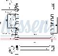 Chłodnica, układ chłodzenia silnika do Fiata, 61930, NISSENS w ofercie sklepu e-autoparts.pl 
