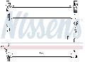 Chłodnica, układ chłodzenia silnika do Forda, 62044A, NISSENS w ofercie sklepu e-autoparts.pl 