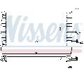 Chłodnica, układ chłodzenia silnika do Forda, 62085A, NISSENS w ofercie sklepu e-autoparts.pl 