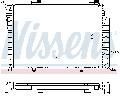 Chłodnica, układ chłodzenia silnika do Mercedesa, 62750A, NISSENS w ofercie sklepu e-autoparts.pl 