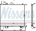 Chłodnica, układ chłodzenia silnika do Mitsubishi, 62853, NISSENS w ofercie sklepu e-autoparts.pl 