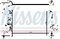 Chłodnica, układ chłodzenia silnika do Opla, 630725, NISSENS w ofercie sklepu e-autoparts.pl 