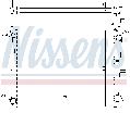 Chłodnica, układ chłodzenia silnika do Renault, 637605, NISSENS w ofercie sklepu e-autoparts.pl 