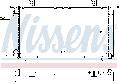 Chłodnica, układ chłodzenia silnika do Saaba, 64059A, NISSENS w ofercie sklepu e-autoparts.pl 