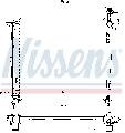 Chłodnica, układ chłodzenia silnika do Kia, 666222, NISSENS w ofercie sklepu e-autoparts.pl 