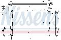Chłodnica, układ chłodzenia silnika do Kia, 66693, NISSENS w ofercie sklepu e-autoparts.pl 