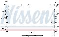 Chłodnica, układ chłodzenia silnika67302, NISSENS w ofercie sklepu e-autoparts.pl 