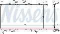 Chłodnica, układ chłodzenia silnika do Nissana, 67344A, NISSENS w ofercie sklepu e-autoparts.pl 