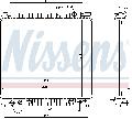 Chłodnica, układ chłodzenia silnika do Nissana, 69484, NISSENS w ofercie sklepu e-autoparts.pl 