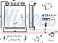 Wymiennik ciepła, ogrzewanie wnętrza , 707216, NISSENS w ofercie sklepu e-autoparts.pl 