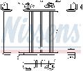 Wymiennik ciepła, ogrzewanie wnętrza do Fiata, 71445, NISSENS w ofercie sklepu e-autoparts.pl 