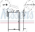 Wymiennik ciepła, ogrzewanie wnętrza do Mercedesa, 72207, NISSENS w ofercie sklepu e-autoparts.pl 