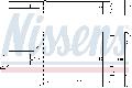 Wymiennik ciepła, ogrzewanie wnętrza do Opla, 72656, NISSENS w ofercie sklepu e-autoparts.pl 