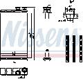 Wymiennik ciepła, ogrzewanie wnętrza do Audi, 727210, NISSENS w ofercie sklepu e-autoparts.pl 