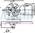 Wentylator, chłodzenie silnika do Fiata, 85134, NISSENS w ofercie sklepu e-autoparts.pl 