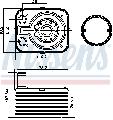 Chłodnica oleju, olej silnikowy, ** FIRST FIT ** do Audi, 90655, NISSENS w ofercie sklepu e-autoparts.pl 