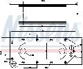 Chłodnica oleju, olej silnikowy, 91257, NISSENS w ofercie sklepu e-autoparts.pl 
