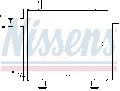 Chłodnica klimatyzacji - skraplacz, ** FIRST FIT ** do Suzuki, 940193, NISSENS w ofercie sklepu e-autoparts.pl 