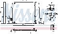 Chłodnica klimatyzacji - skraplacz, ** FIRST FIT ** , 940679, NISSENS w ofercie sklepu e-autoparts.pl 
