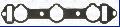 Uszczelka, kolektor dolotowy do Mitsubishi, 13089800, AJUSA w ofercie sklepu e-autoparts.pl 